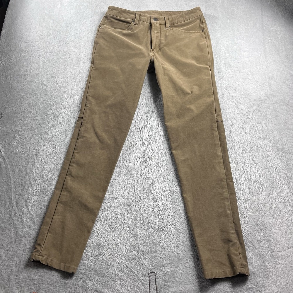 Lululemon ABC Pants Mens 30x30 Brown Tan Khaki Stretch Performance LM5ABNS